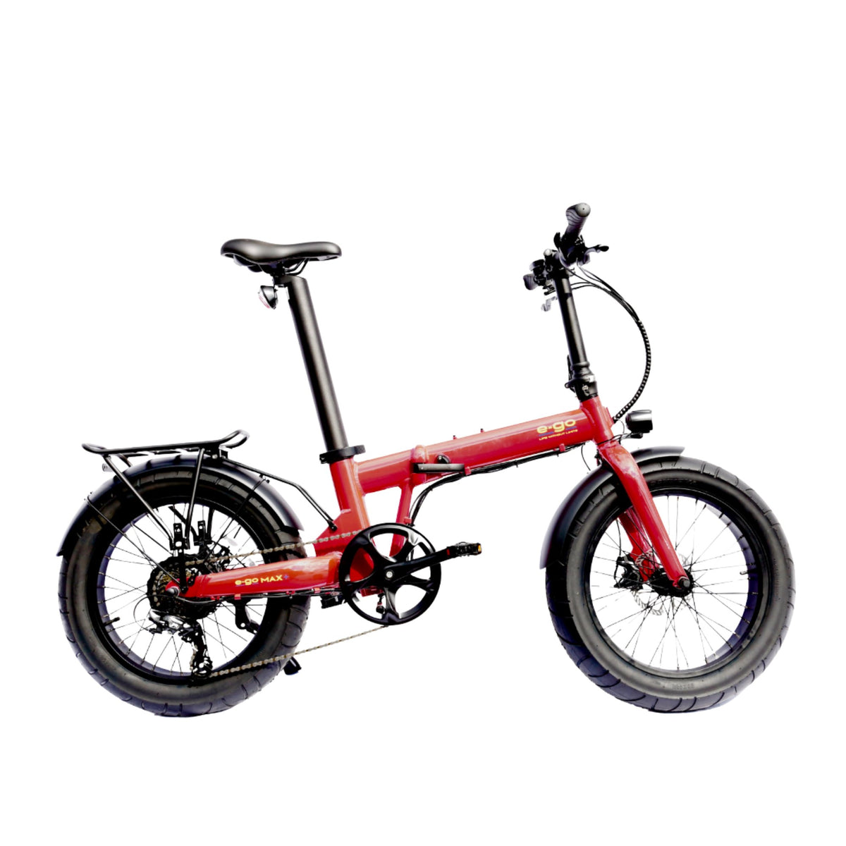 E-Go Max+ Road Legal Fat Tyre Folding Electric Bike 250W