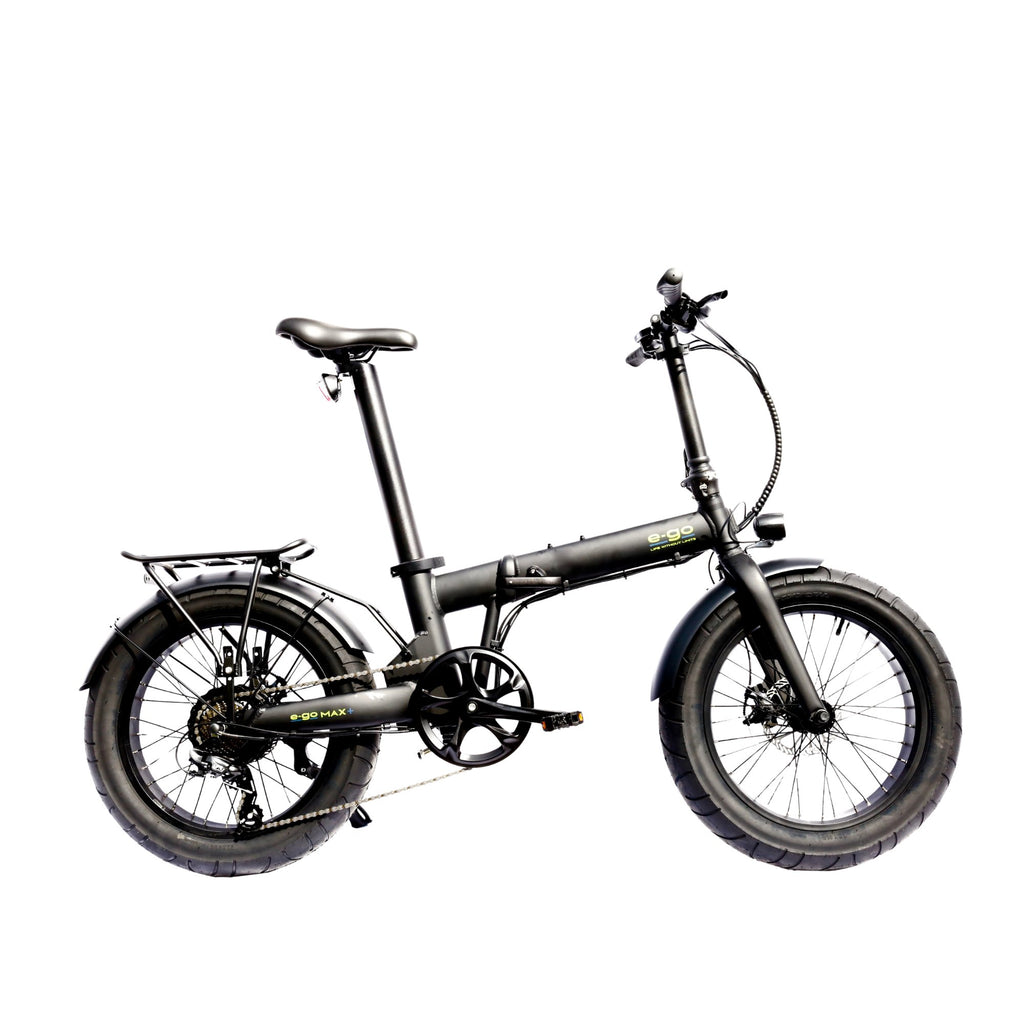 E-Go Max+ Road Legal Fat Tyre Folding Electric Bike 250W