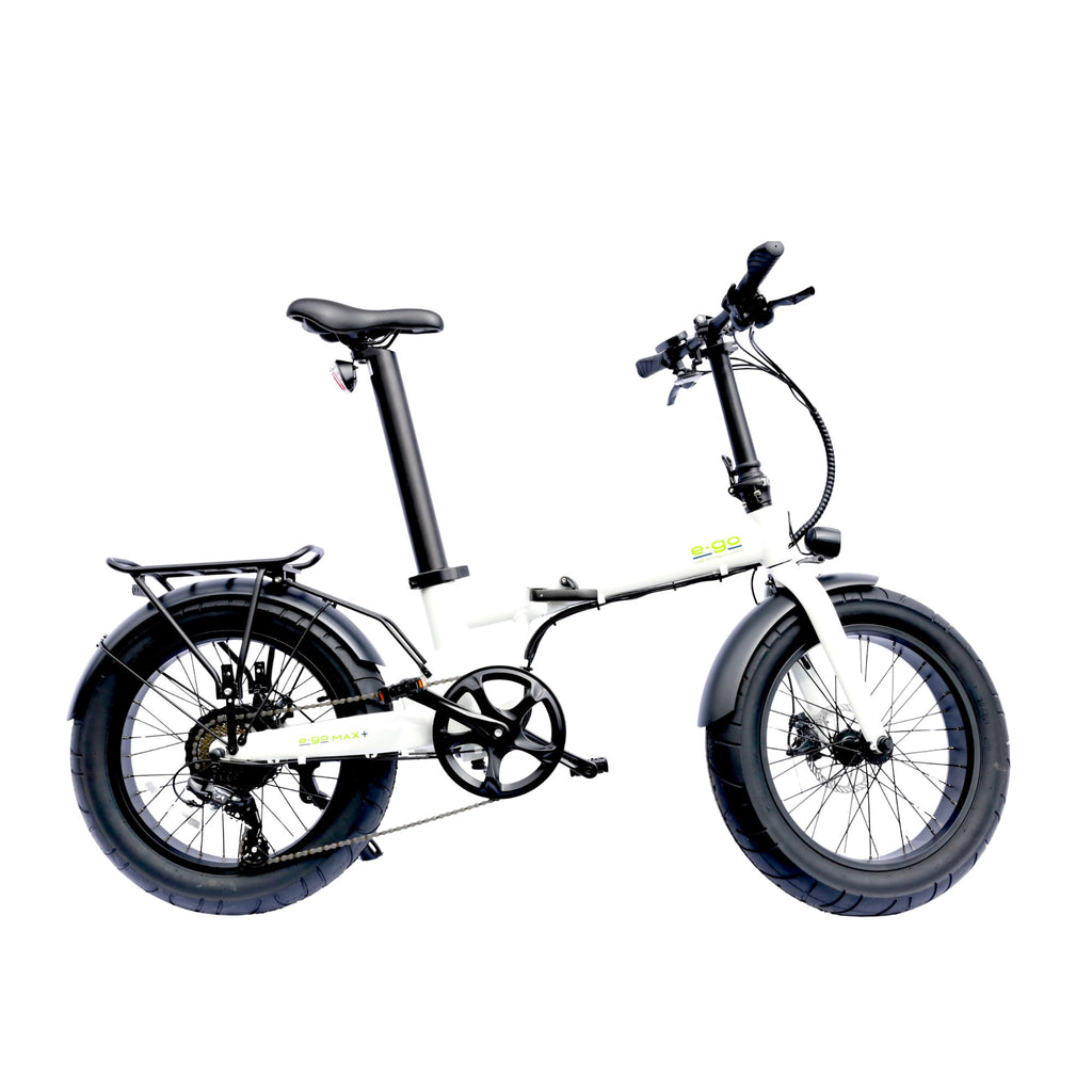 E-Go Max+ Road Legal Fat Tyre Folding Electric Bike 250W