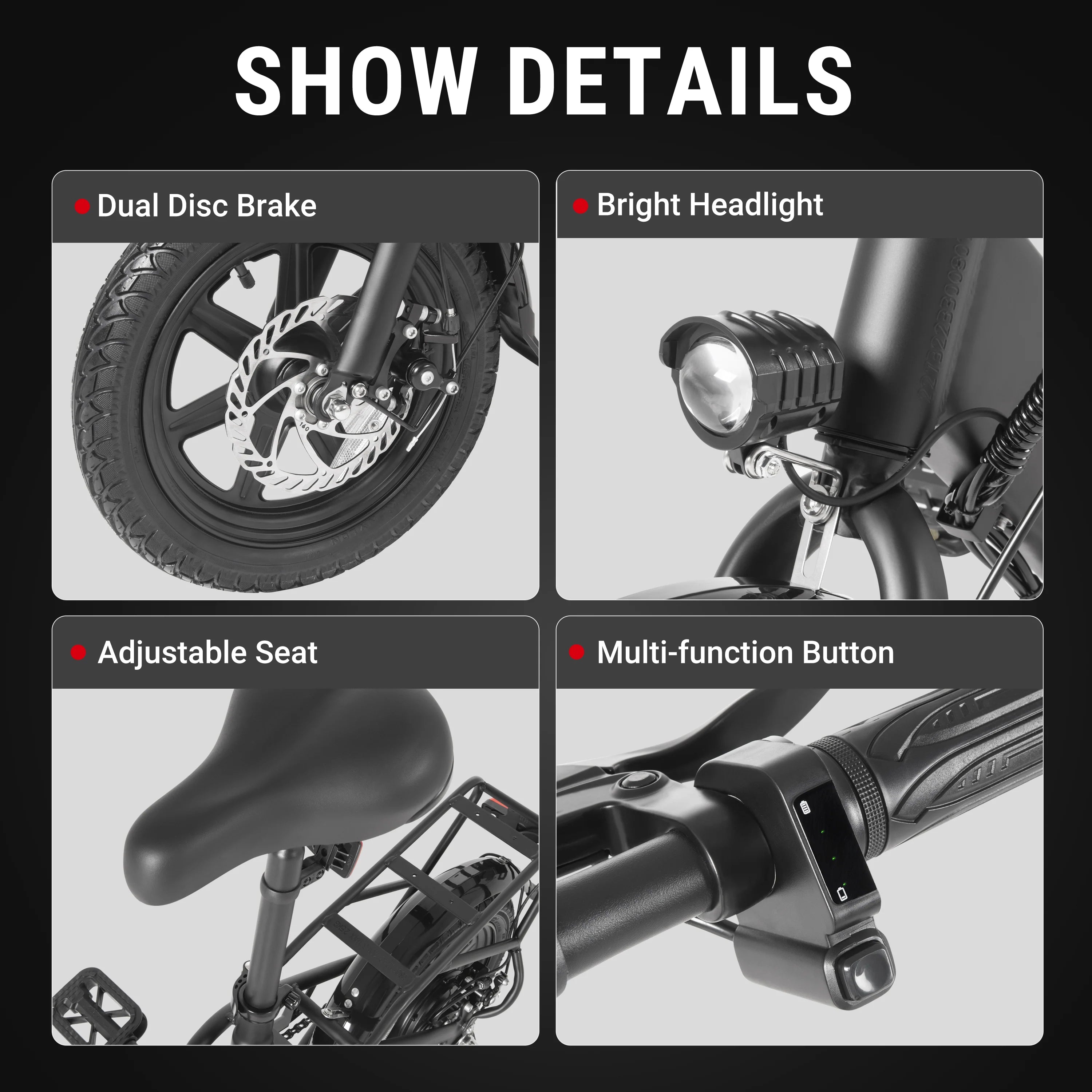 DYU C3 250W Folding Electric Bike