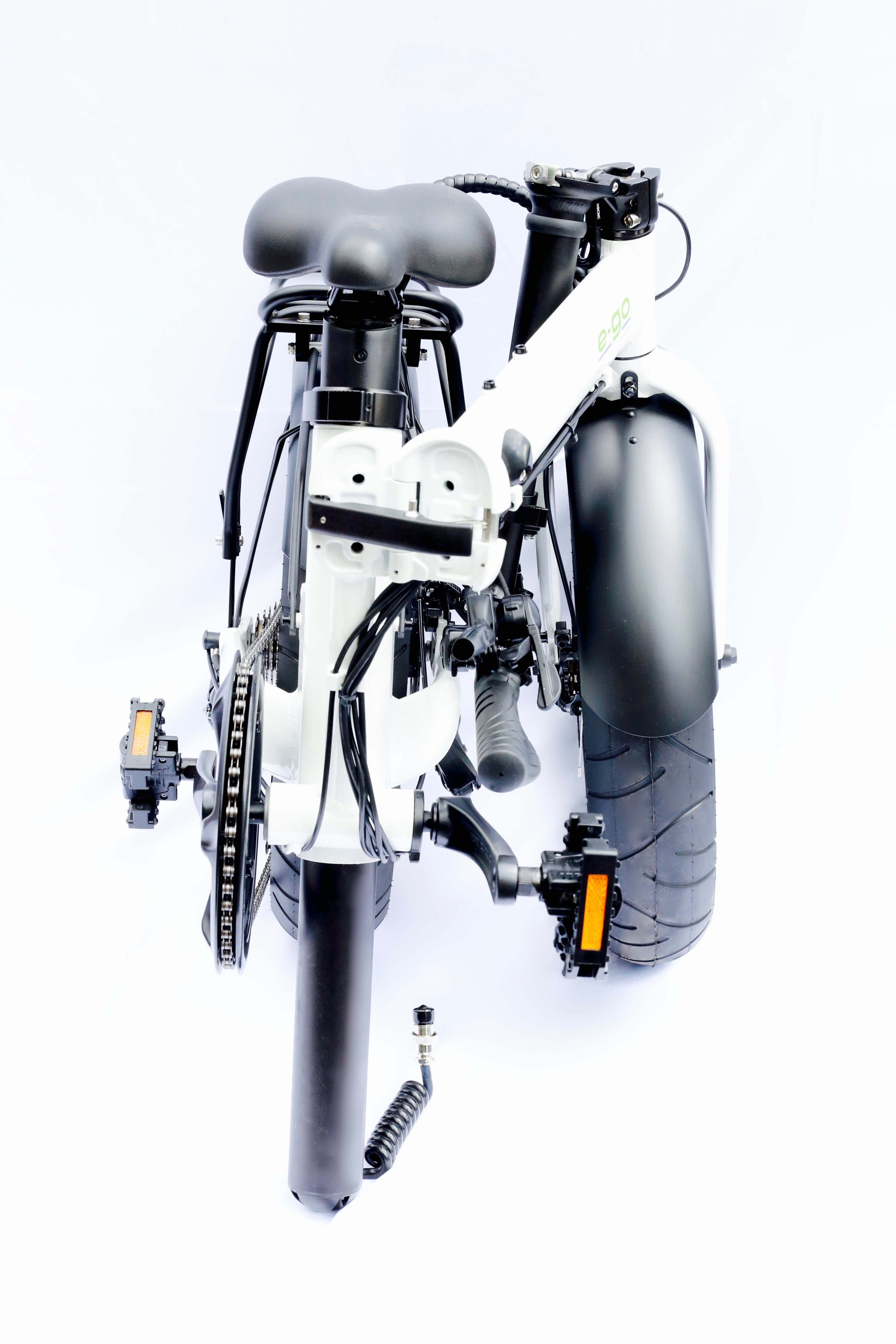 E-Go Max+ Road Legal Fat Tyre Folding Electric Bike 250W