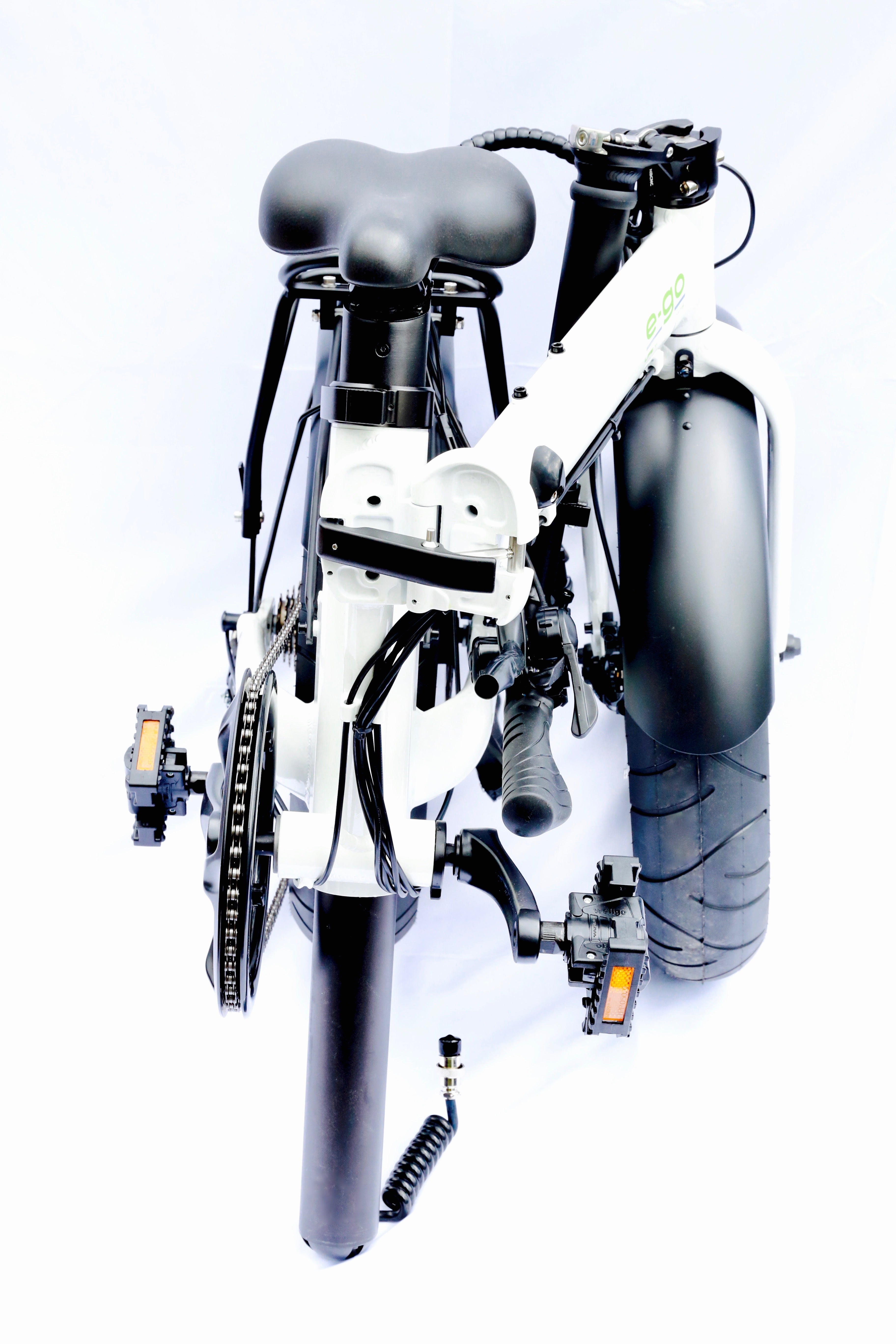 E-Go Max+ Road Legal Fat Tyre Folding Electric Bike 250W